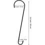 Dreecy 4 Pack 24 Inch Tree Branch Hook, Extra Large Tree Branch s Hooks Bird Feeder Hook for Tree, Metal Garden Tree Hooks for Hanging Bird Feeders, Baskets,Plants, Lanterns and Ornaments (Black) Dreecy 4 Pack 24 Inch Tree Branch Hook, Extra Large Tree Branch s Hooks Bird Feeder Hook for Tree, Metal Garden Tree Hooks for Hanging Bird Feeders, Baskets,Plants, Lanterns and Ornaments (Black)