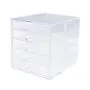 CUTICATE Transparent Jewelry Storage Organizer Container Acrylic Boxes with 100 Grids for Sorting Earrings, Rings, Beads and Other Mini Goods