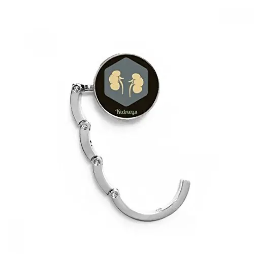 Body Internal Organs Kidney Table Hook Folding Bag Desk Hanger Foldable Holder Body Internal Organs Kidney Table Hook Folding Bag Desk Hanger Foldable Holder