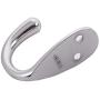 Home Master Hardware 10 Pieces Wall Mounted Coat Hook Prong Robe Hooks Single Coat Hanger with Screws (Matte Nickel)