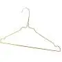 HANGERWORLD 20 Gold Coating 16inch Metal Wire 13 Gauge Pants Bar Coat Clothes Garment Hangers