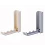 TRENTON Folding Hook Door Back Space Saver Clothes Hanger Rack for Bathroom Bedroom Wall (Beige)