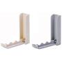shlutesoy Folding Door Back Space Saving Clothes Hanger Rack Bathroom Bedroom Wall Hook - Beige