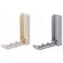 shlutesoy Folding Door Back Space Saving Clothes Hanger Rack Bathroom Bedroom Wall Hook - Beige shlutesoy Folding Door Back Space Saving Clothes Hanger Rack Bathroom Bedroom Wall Hook - Beige