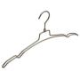 Thick Simplicity Style Metal Hanger for Clothes, Rotating Hook Pearl Nickel Hanger 10 Pieces
