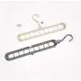 10pcs Random Color 9 Holes Space Saver Plastic Magic Hanger Clothes Rack Clothing Hook Closet Organizer Creative Folding Wardrobe Storage Hangers 10pcs Random Color 9 Holes Space Saver Plastic Magic Hanger Clothes Rack Clothing Hook Closet Organizer Creative Folding Wardrobe Storage Hangers