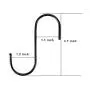 30 Pack Black S Hooks Steel S Hanging Hooks Heavy Duty S Hanger Hook Metal Kitchen Pot Rack Hooks Closet Hooks Plants Hooks for Hanging Pot, Pan, Cups, Plants, Bags, Jeans, Towels 30 Pack Black S Hooks Steel S Hanging Hooks Heavy Duty S Hanger Hook Metal Kitchen Pot Rack Hooks Closet Hooks Plants Hooks for Hanging Pot, Pan, Cups, Plants, Bags, Jeans, Towels