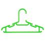 Tosnail 60 Pack Plastic Childrens Hangers Baby Hangers Kids Hangers Toddlers Hangers - Assorted 6 Colors