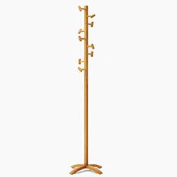 CHAOYANG Coat rack, living room bedroom simple solid wood floor coat rack simple modern clothes hanger. (Color : B)