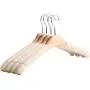 10PCS Durable Solid Wood Clothes Hanger Sponge Household Shops Laundry Holder Random Color 10PCS Durable Solid Wood Clothes Hanger Sponge Household Shops Laundry Holder Random Color