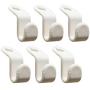 VOSAREA 6pcs Plastic S Shaped Thicken Hooks Hangers Towel Clothes Rack Hook VOSAREA 6pcs Plastic S Shaped Thicken Hooks Hangers Towel Clothes Rack Hook