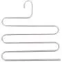 lliang Hangers Clothes Hangers Pants Storage Hangers 5 Layers S Shape Metal Multifunctional Cloth Rack Multilayer Storage Cloth Hanger