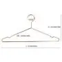 Cocomaya 17 Inch Heavy Duty Rose Gold Metal Clothes Hanger, Coat Hanger, Suit Hanger, Dress Hanger with Big Notches Pack of 10 Cocomaya 17 Inch Heavy Duty Rose Gold Metal Clothes Hanger, Coat Hanger, Suit Hanger, Dress Hanger with Big Notches Pack of 10