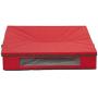 Household Essentials Red 30 inch Wreath Storage Container with Handles Green