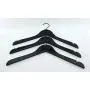 Xyijia Luxury Black Wooden Hanger for Clothes Blouse Shirts, 44cm Length (10 Pieces/Lot)