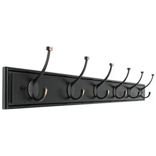 LAXF-Wall Coat Racks with Hooks/Hangers Coat Rack Bamboo Clothes Hook Dorm Room Bedroom on The Wall Wall-Mounted Hook Hanger Multifunction Straight Edge Black (Size : 96.3cm) LAXF-Wall Coat Racks with Hooks/Hangers Coat Rack Bamboo Clothes Hook Dorm Room Bedroom on The Wall Wall-Mounted Hook Hanger Multifunction Straight Edge Black (Size : 96.3cm)