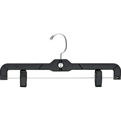 The Great American Hanger Company Matte Black Plastic Bottom Hanger, Boxes of 100 Space Saving Hangers w/ 360 Degree Nickel Swivel Hook for Skirt and Pants The Great American Hanger Company Matte Black Plastic Bottom Hanger, Boxes of 100 Space Saving Hangers w/ 360 Degree Nickel Swivel Hook for Skirt and Pants