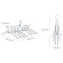 Szxc 8 In 1 Foldable Clothes Hangers - 360 Degree Rotating Hooks - Closet Space Saving Up To 80% - Sturdy , Durable & Non-Slip - Perfect for Suit Shirts Sweaters