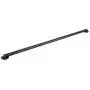 MyGift Matte Black Wall Mounted Metal Corner Clothing Hanging Bar, Garment Rack