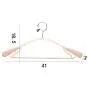 WZP Hanger Wide Shoulder Seamless Hanger Adult Non-Slip Drying Rack Drying Rack,Household Plastic Hook Drying Rack Not Deformed/Pink/As Shown