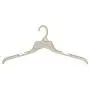 Mainetti 509 White All Plastic Hangers with Notches for Straps, Great for Shirts/Tops/Dresses, 19 Inch (Pack of 10)