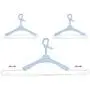 Heavy Duty Extra Wide Hanger Adjustable Shoulder 15.7"-26.5" Drying Hanger with Wind-Proof Swivel Hook 3 Pack, Sturdy Large Hangers for Wide Shirts, Polos, Tops, Cardigans, Heavy Winter Coats, Blue Heavy Duty Extra Wide Hanger Adjustable Shoulder 15.7"-26.5" Drying Hanger with Wind-Proof Swivel Hook 3 Pack, Sturdy Large Hangers for Wide Shirts, Polos, Tops, Cardigans, Heavy Winter Coats, Blue