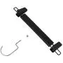 Dedu Clothes Hangers Black Plastic,Clothes Pants Hangers with Clips,360 Rotatable Hook Skirt Hangers,Non-Slip Trousers Hangers,Pack of 20