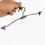 Cabilock Clothes Hanger 10pcs Black Metal Hanger Non-Slip Underwear Rack Underpants Clips for Shop Clothing Store