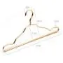 10pcs Random Color Cloth Hanger Durable Antideformation Aluminium Alloy Closet Adult Skirt Dress Clothing Towel Storage Rack Closet Space Saver