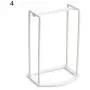 Storage Rack Practical Creative Plastic Clothes Hanger Storage Home Organizer Companion Rack for Home Kitchen - White