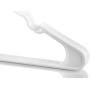 Neaties American Made White Plastic Hangers with Notches, Plastic Clothes Hangers Ideal for Everyday Use, Clothing Standard Hangers, 30pk