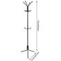 Evokem Metal Coat Hat Rack Tree Stand Clothes Hanger Hooks Umbrella Holder for Home Office