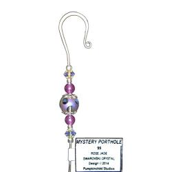 Handmade Jeweled Ornament Hanger Hook- MYSTERY PORTHOLE