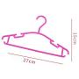 20Pcs/Lot Random Color Portable Clothes Hanger Kids Children Toddler Baby Clothes Coat Plastic Hangers Hook Household