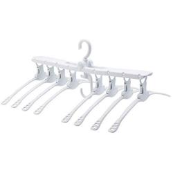 Iddefee Clothes Hanger 5 Sets of Multi-Function Hanger Storage Artifact Hanger Hanger Folding Drying Rack Storage Multi-Layer Hanger Pants Hangers (Color : Photo Color, Size : 55.5x42x26cm)