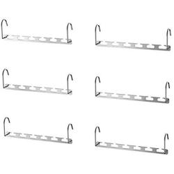 6Pcs Multifunctional Drying Storage Rack Clothes Folding Metal Quick Hanger Organizer Closet Hangers for Clothes Coat Hanger
