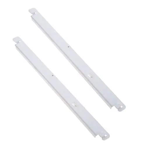 Dreld 240365401 & 240356501 Refrigerator Meat Pan Deli Drawer Hangers (Left & Right), Replaces 891216 AH430126 AP2116127 891310, Compatible with Electrolux Frigidaire Gibson Kelvinator
