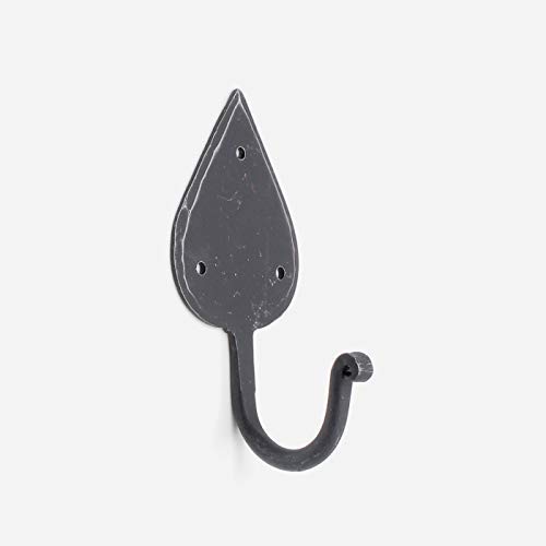 abodent.com Black Gothic Hand Forged Metal Leaf Coat Hook Hooks Wall Mounted Door Hook Hanger for Hat Coat Clothes Kitchen Bathroom Bedroom Office (Screws Included) abodent.com Black Gothic Hand Forged Metal Leaf Coat Hook Hooks Wall Mounted Door Hook Hanger for Hat Coat Clothes Kitchen Bathroom Bedroom Office (Screws Included)