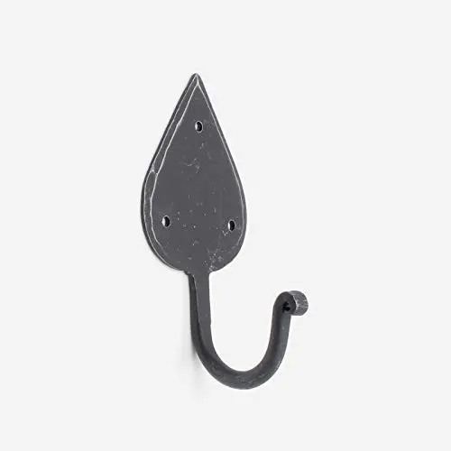 abodent.com Black Gothic Hand Forged Metal Leaf Coat Hook Hooks Wall Mounted Door Hook Hanger for Hat Coat Clothes Kitchen Bathroom Bedroom Office (Screws Included) abodent.com Black Gothic Hand Forged Metal Leaf Coat Hook Hooks Wall Mounted Door Hook Hanger for Hat Coat Clothes Kitchen Bathroom Bedroom Office (Screws Included)
