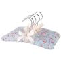 Cotton Fabric Sponge Hanger Elegant Non-Slip Wood Hanger Women Foam Sweater Hangers Soft Cloth Hanger 10pcs Random Color