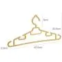 10pcs Random Color Clothes Hangers Anti-Skid Plastic Racks Adults Baby Children Household Clothing Storage Supplies with Grooves