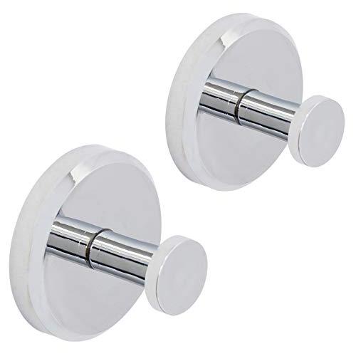 HOME SO Bathroom Hook with Suction Cup Holder - Removable Shower & Kitchen Hooks Hanger for Towel, Bath Robe, Coat, Loofah (2-Pack) HOME SO Bathroom Hook with Suction Cup Holder - Removable Shower & Kitchen Hooks Hanger for Towel, Bath Robe, Coat, Loofah (2-Pack)