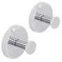 HOME SO Bathroom Hook with Suction Cup Holder - Removable Shower & Kitchen Hooks Hanger for Towel, Bath Robe, Coat, Loofah (2-Pack) HOME SO Bathroom Hook with Suction Cup Holder - Removable Shower & Kitchen Hooks Hanger for Towel, Bath Robe, Coat, Loofah (2-Pack)
