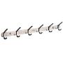 Nesee Stainless Steel Round Robe Coat Hat Wall Mounted Coat Rack Coat Hooks Kitchen Apron Pot Pan Rack Bathroom Towel Rail Stainless Steel Hook Rack for Clothes Hanger Hooks