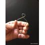 (250 Pack) 3" Wire Clip Hanger Pinch Hooks for Drop and Suspended Track Ceiling