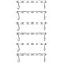 10PC Multifunction Shirts Clothes Hanger Decoration Holders Save Space Non-Slip Clothing Organizer Practical Racks Hangers