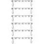 10PC Multifunction Shirts Clothes Hanger Decoration Holders Save Space Non-Slip Clothing Organizer Practical Racks Hangers