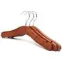 DNJKSA 5 pcs/lot Child Wood Hanger Clothes Rack Baby Clothes Rack Wooden Hangers for Clothes(Random Color)