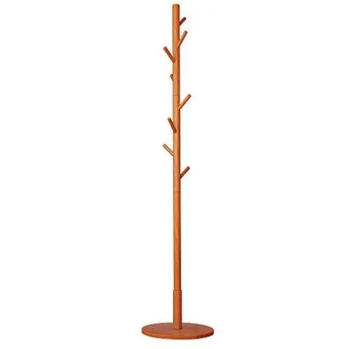 Free Standing Wood Coat Rack-8 Hooks Sturdy Wooden Coat Hanger Entryway Hall Tree Coat Tree with Round Base for Clothes,Scarves,Handbags,Umbrella (Honey Brown) Free Standing Wood Coat Rack-8 Hooks Sturdy Wooden Coat Hanger Entryway Hall Tree Coat Tree with Round Base for Clothes,Scarves,Handbags,Umbrella (Honey Brown)