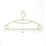 HNIWDJ 10 Packs Clothes Hangers Shelf Thickening Clothes Support Non-Slip Clothing Hanging Men and Women Plastic Hangers (Color : Pink)